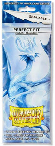 Dragon Shield Perfect Fit Sleeves (100): Sealable Clear Dragon Shield Perfect Fit Sleeves (100): Sealable Clear