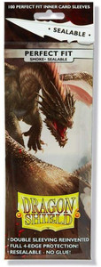 Dragon Shield Perfect Fit Sleeves (100): Sealable Smoke Dragon Shield Perfect Fit Sleeves (100): Sealable Smoke