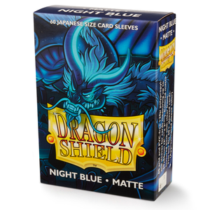 Dragon Shield Japanese Sleeves (60): Matte Night Blue Dragon Shield Japanese Sleeves (60): Matte Night Blue