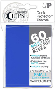Eclipse Matte Small Deck Protector Sleeves (60ct): Pacific Blue Eclipse Matte Small Deck Protector Sleeves (60ct): Pacific Blue