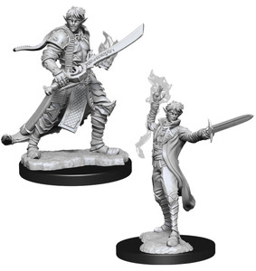 Pathfinder Deep Cuts Miniatures: Male Elf Magus W11