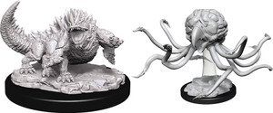 D&D Nolzur's Miniatures: Basilisk & Grell W11