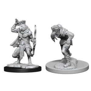 D&D Nolzur's Miniatures: Wererat & Weretiger W11