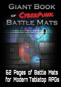 Battle Mats: Giant Book of CyberPunk Battle Mats Battle Mats: Giant Book of CyberPunk Battle Mats