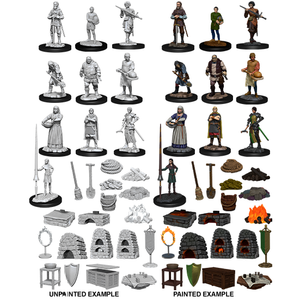 Deep Cuts Miniatures: Castle Kingdom Retainers W12 Deep Cuts Miniatures: Castle Kingdom Retainers W12