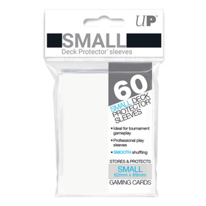 PRO-Gloss Small Deck Protector Sleeves (60ct): White PRO-Gloss Small Deck Protector Sleeves (60ct): White