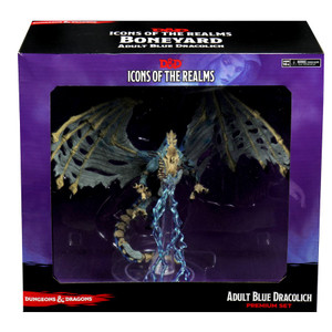 D&D Icons of the Realms: Boneyard - Adult Blue Dracolich D&D Icons of the Realms: Boneyard - Adult Blue Dracolich