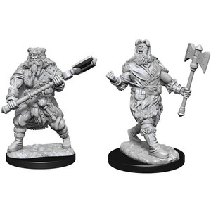 D&D Nolzur's Miniatures: Human Barbarian Male W14 D&D Nolzur's Miniatures: Human Barbarian Male W14