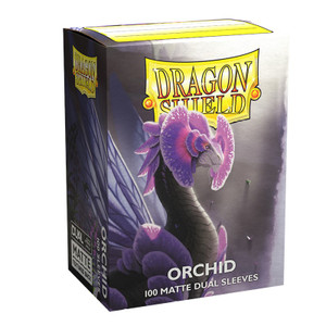 Dragon Shield Standard Sleeves (100): Matte Dual Orchid Dragon Shield Standard Sleeves (100): Matte Dual Orchid
