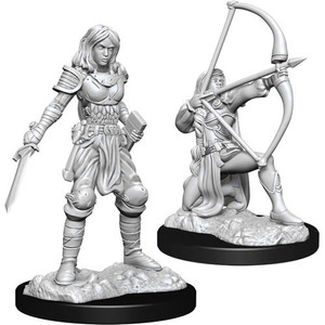 Pathfinder Deep Cuts Miniatures: Human Fighter Female W15 Pathfinder Deep Cuts Miniatures: Human Fighter Female W15