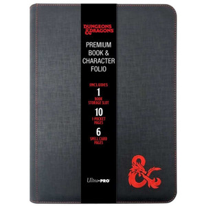 Ultra Pro D&D: Premium Zippered Book and Character Folio Ultra Pro D&D: Premium Zippered Book and Character Folio