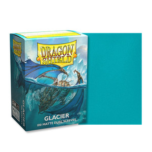 Dragon Shield Standard Sleeves (100): Matte Dual Glacier Dragon Shield Standard Sleeves (100): Matte Dual Glacier