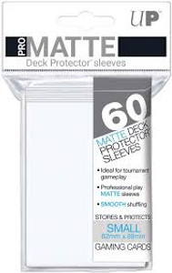 PRO-Matte Small Deck Protector Sleeves (60ct): White PRO-Matte Small Deck Protector Sleeves (60ct): White