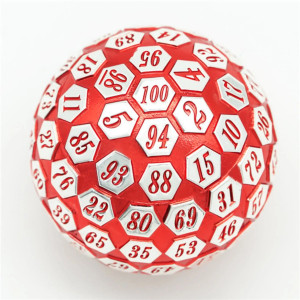 45mm Metal D100: Red and Silver 45mm Metal D100: Red and Silver