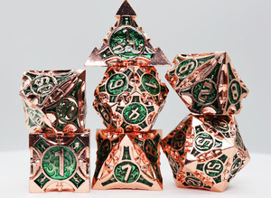 Metal RPG Dice Set: Jungle Arrow Metal RPG Dice Set: Jungle Arrow