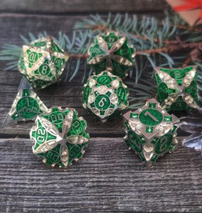 Metal RPG Dice Set: Elvish Royal Arrow Metal RPG Dice Set: Elvish Royal Arrow