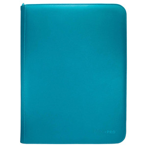 Vivid 9-Pocket Zippered Pro Binder: Teal Vivid 9-Pocket Zippered Pro Binder: Teal