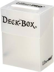 Solid Color Deck Box: Clear Solid Color Deck Box: Clear