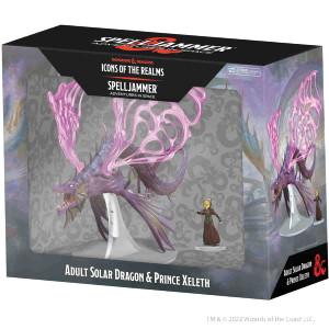 D&D Icons of the Realms: Spelljammer Adventures in Space - Adult Solar Dragon & Prince Xeleth D&D Icons of the Realms: Spelljammer Adventures in Space - Adult Solar Dragon & Prince Xeleth
