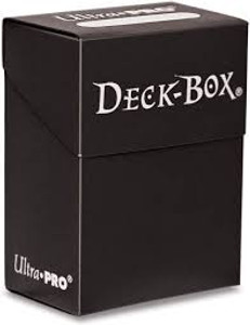 Solid Color Deck Box: Black Solid Color Deck Box: Black