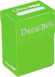 Solid Color Deck Box: Light Green Solid Color Deck Box: Light Green