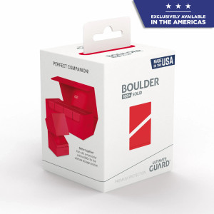 Boulder 100+ Deck Case: Solid Red Boulder 100+ Deck Case: Solid Red