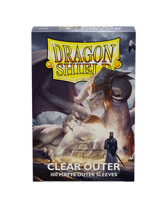 Dragon Shield Standard Outer Sleeves (100): Matte Clear Dragon Shield Standard Outer Sleeves (100): Matte Clear