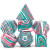 Textured Turquoise Pink & Teal - Engraved Textured Turquoise Pink & Teal - Engraved