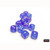 16mm d6 Dice Block (12): Nebula Aura/white Luminary
