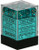 12mm d6 Dice Block (36): Borealis Teal/gold