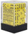 12mm d6 Dice Block (36): Opaque Yellow/black
