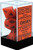 Polyhedral Dice Set (7): Opaque Orange/black