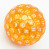 45mm Metal D100: Orange with White Font