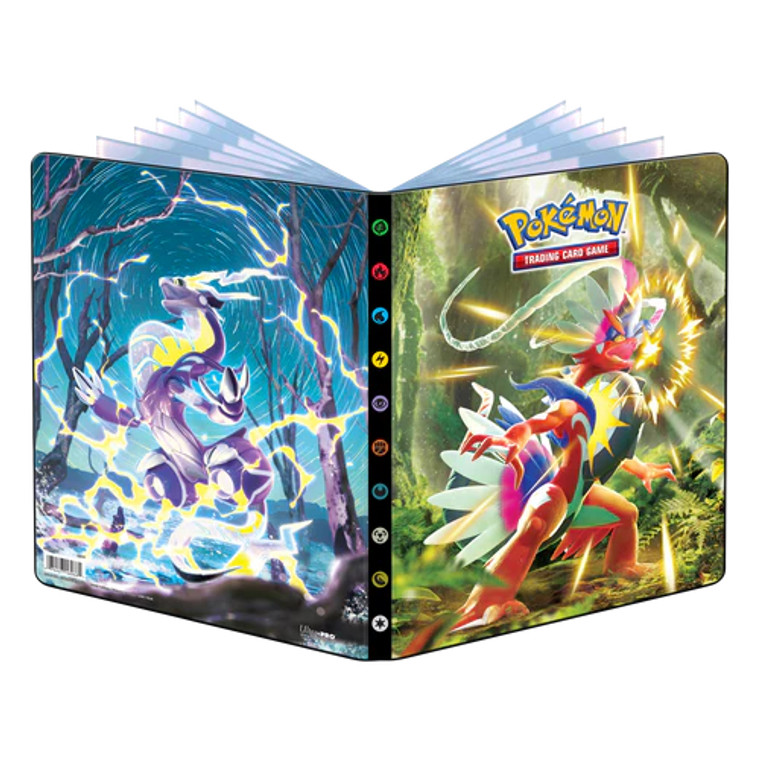 Pokemon Scarlet and Violet Koraidon and Miraidon 9-Pocket Portfolio