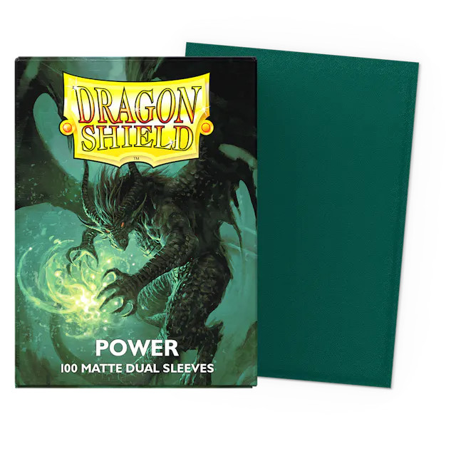 Dragon Shield Metallic Sleeves (100): Matte Dual Power - Shuffle