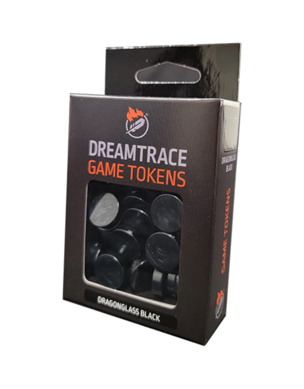 DreamTrace Game Tokens: Dragonglass Black
