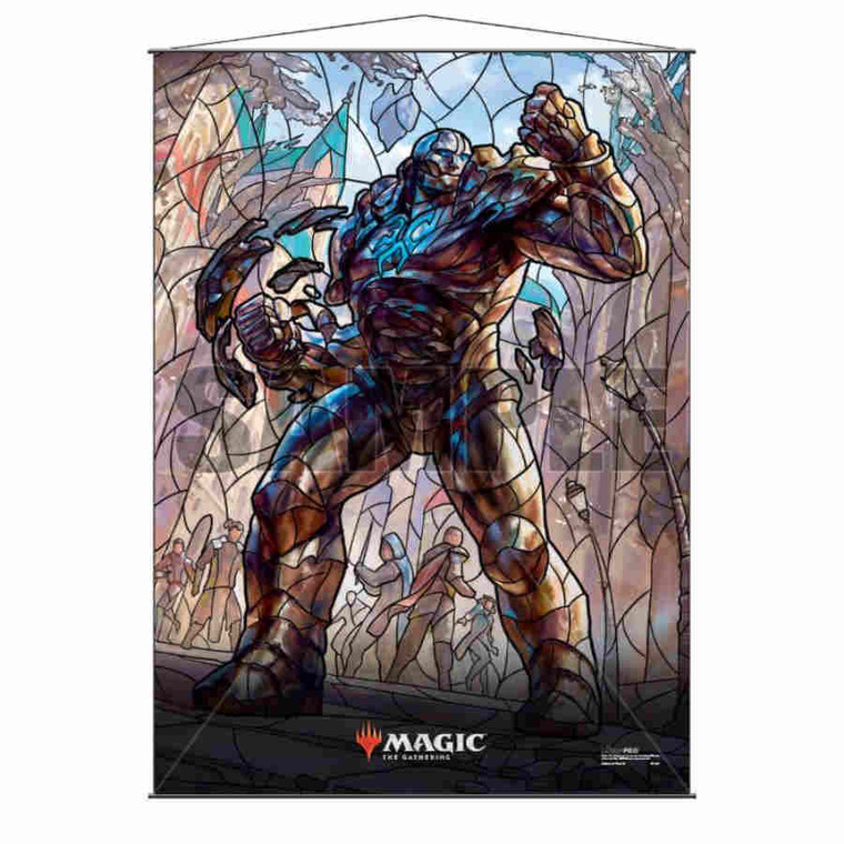 MTG Stained Glass Wall Scroll: Karn