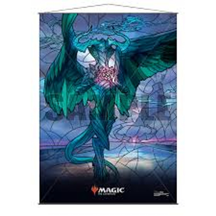 MTG Stained Glass Wall Scroll: Ugin