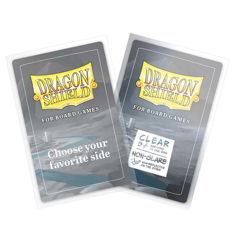 Dragon Shield: Board Game Sleeves: Clear Nonglare: European Standard