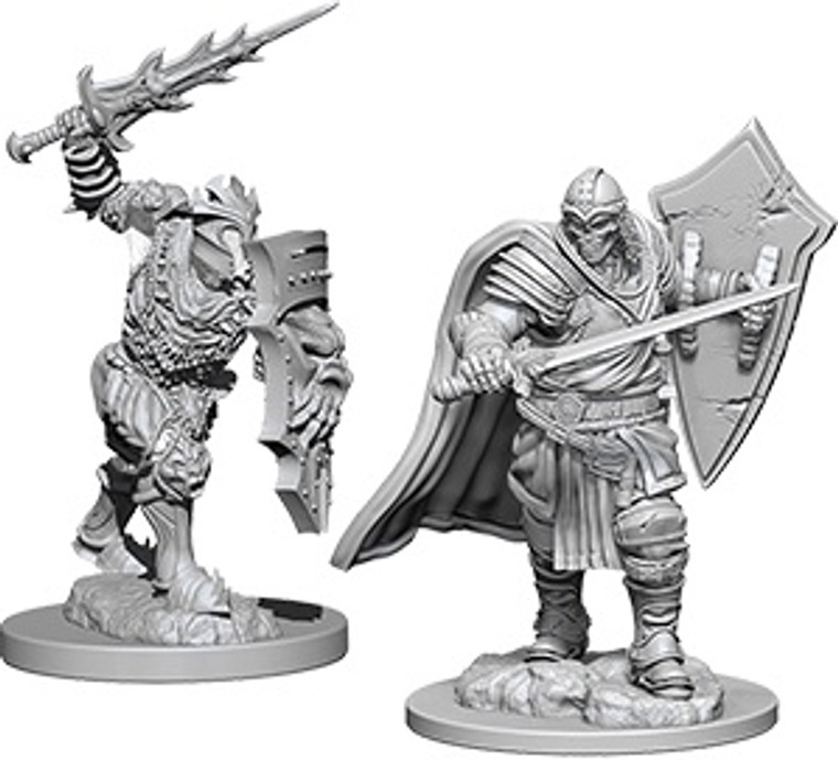 D&D Nolzur's Miniatures: Death Knight & Helmed Horror W06