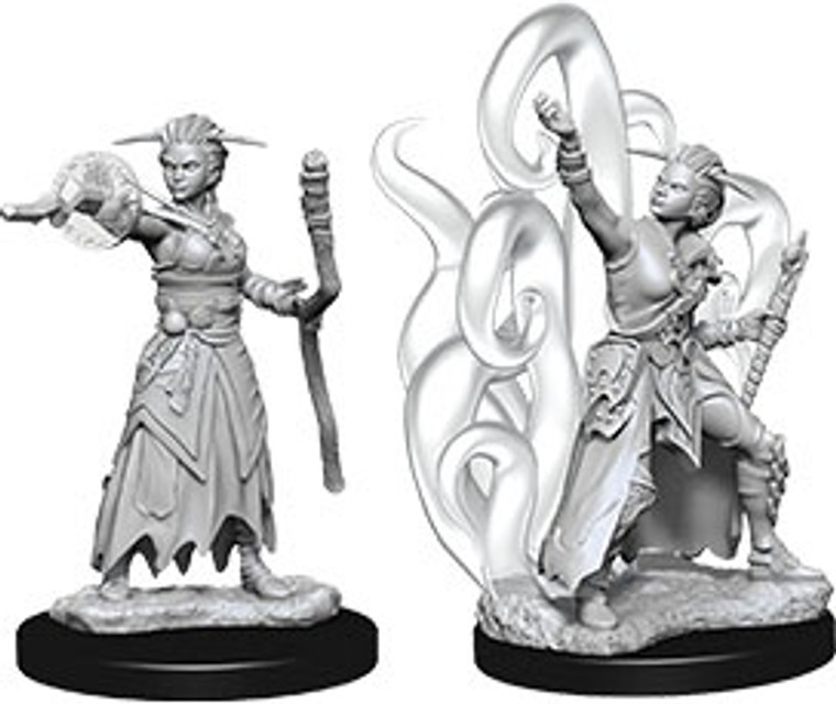 D&D Nolzur's Miniatures: Human Warlock Female W10