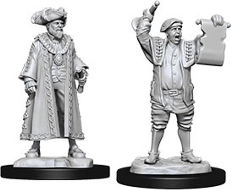 Deep Cuts Miniatures: Mayor & Town Crier W10