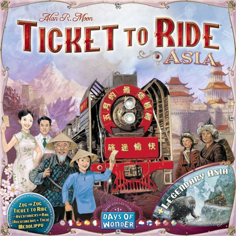 Ticket to Ride: Map Collection 1 - Asia & Legendary Asia