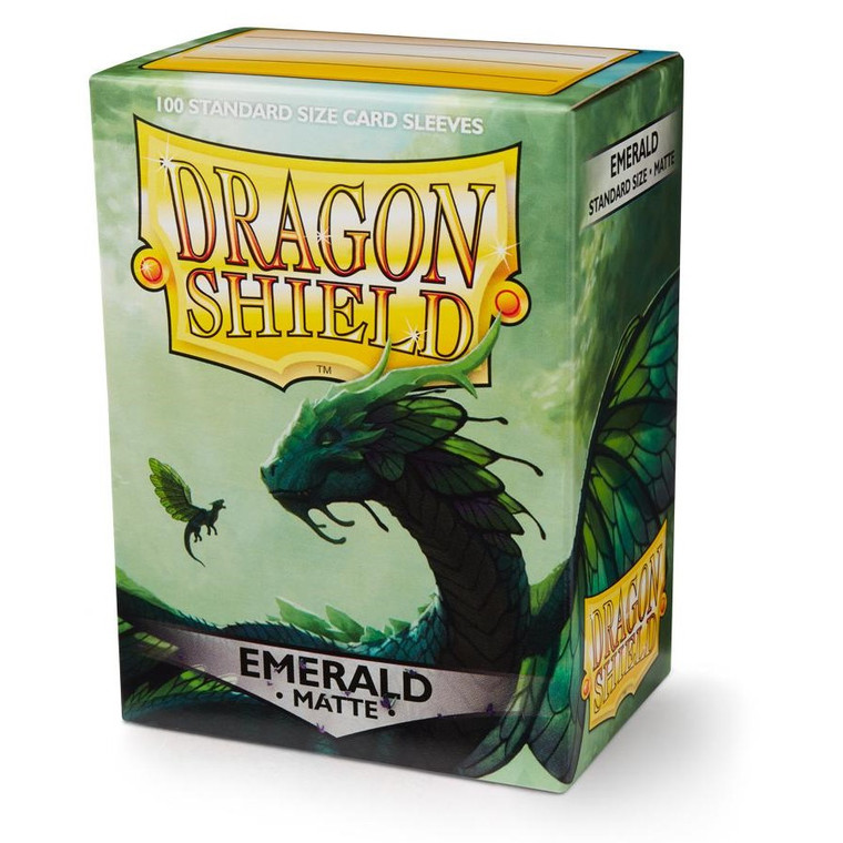 Dragon Shield Standard Sleeves (100): Matte Emerald