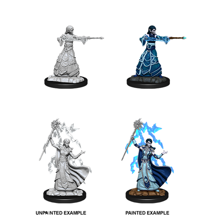 D&D Nolzur's Miniatures: Elf Wizard Female W12