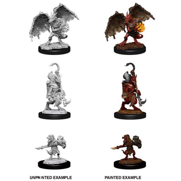 D&D Nolzur's Miniatures: Kobold Inventor, Dragonshield, & Sorcerer W12