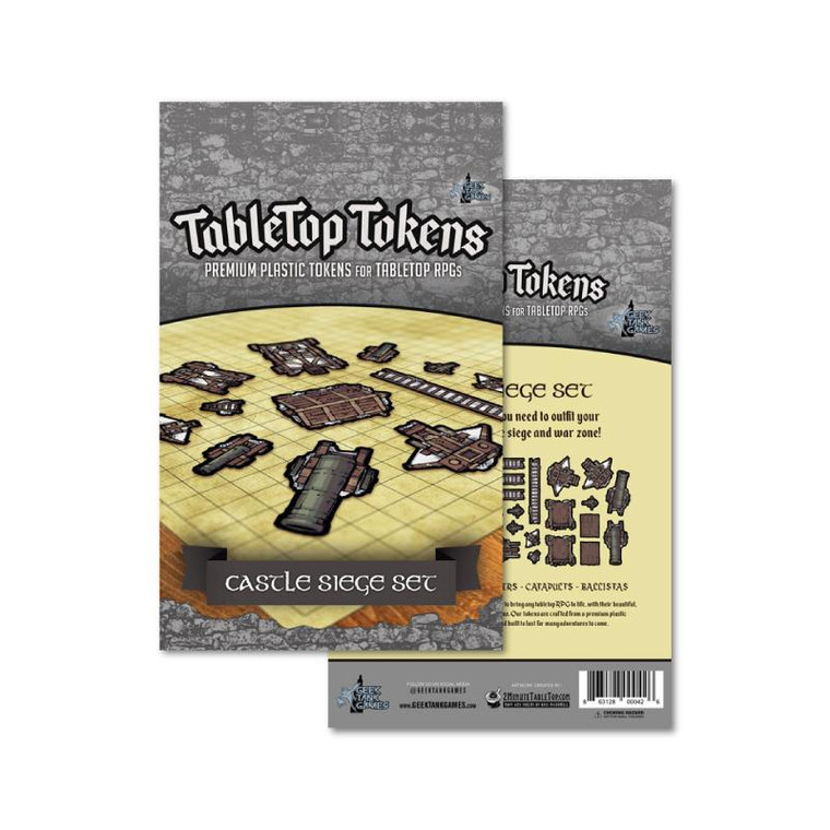 GTG Minis Tabletop Tokens: Castle Siege Set