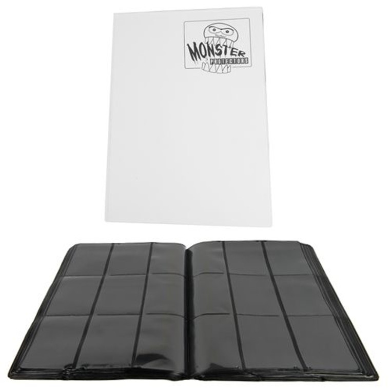 Monster Binder 9-Pocket: Matte White