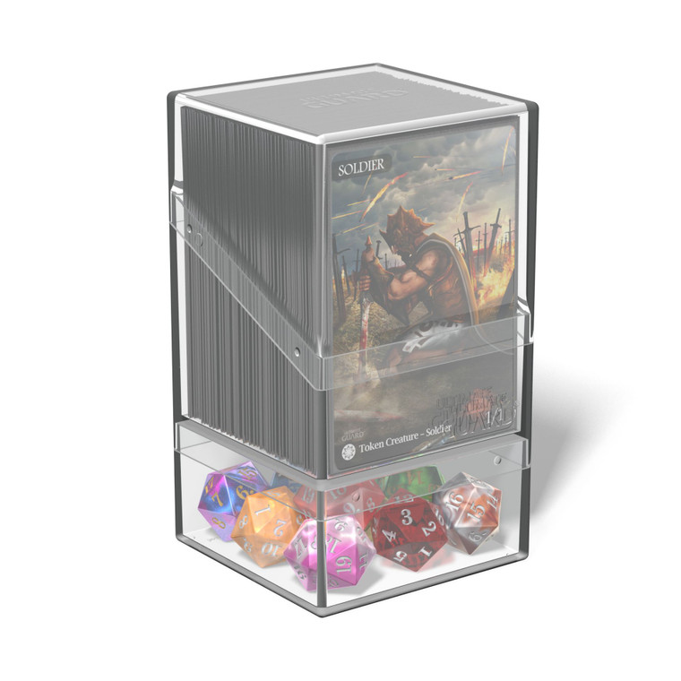 Boulder'n'Tray 100+ Deck Case: Clear