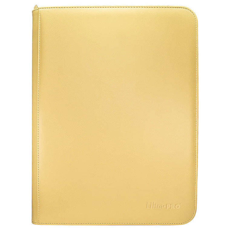 Vivid 9-Pocket Zippered Pro Binder: Yellow